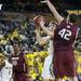 Michigan freshman Spike Albrecht shoots in the second half of the game against IUPUI on Monday. Albrecht had six points. Daniel Brenner I AnnArbor.com